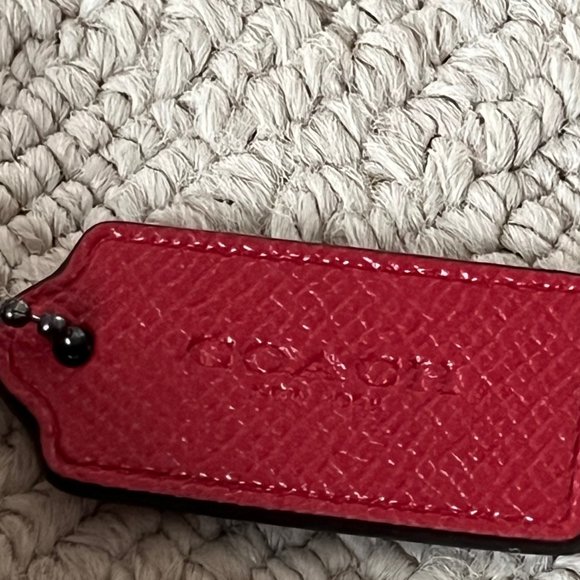 NWT - Coach East / West Crossbody With Pop Up Pouch with Gingham Print - Picture 6 of 7